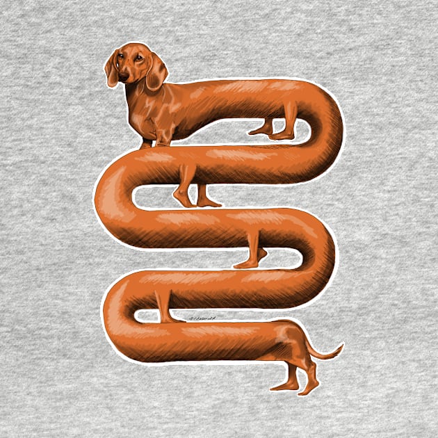 Sausage dog/ daschund by Artistic_endeavours_with_Sasha